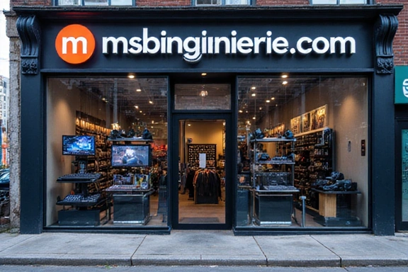 Gaming accessories store front