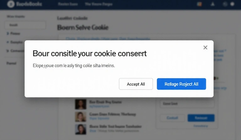 Screenshot of a cookie consent banner on a website
