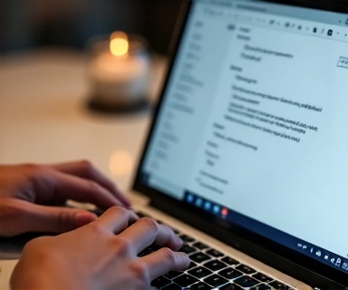 Person writing a personalized response