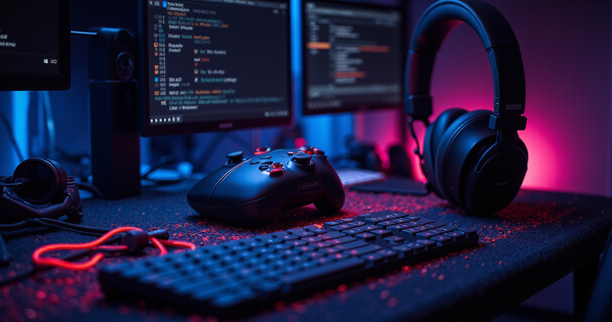 Gaming Headset thumbnail from a side view, highlighting ear cup details.